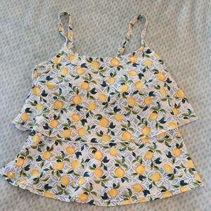 CLEARANCE! Lemon Print Women's Swim Top